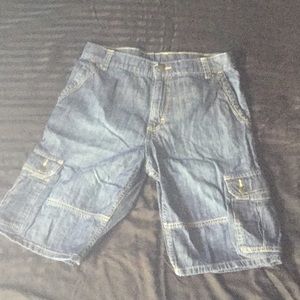 Boys denim shorts.